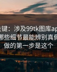 冷门但关键：涉及99tk图库app下载与登录，哪些细节最能辨别真假？你能做的第一步是这个