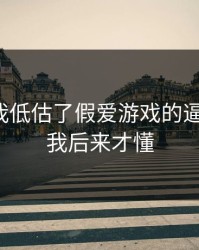 我承认我低估了假爱游戏的逼真程度，我后来才懂